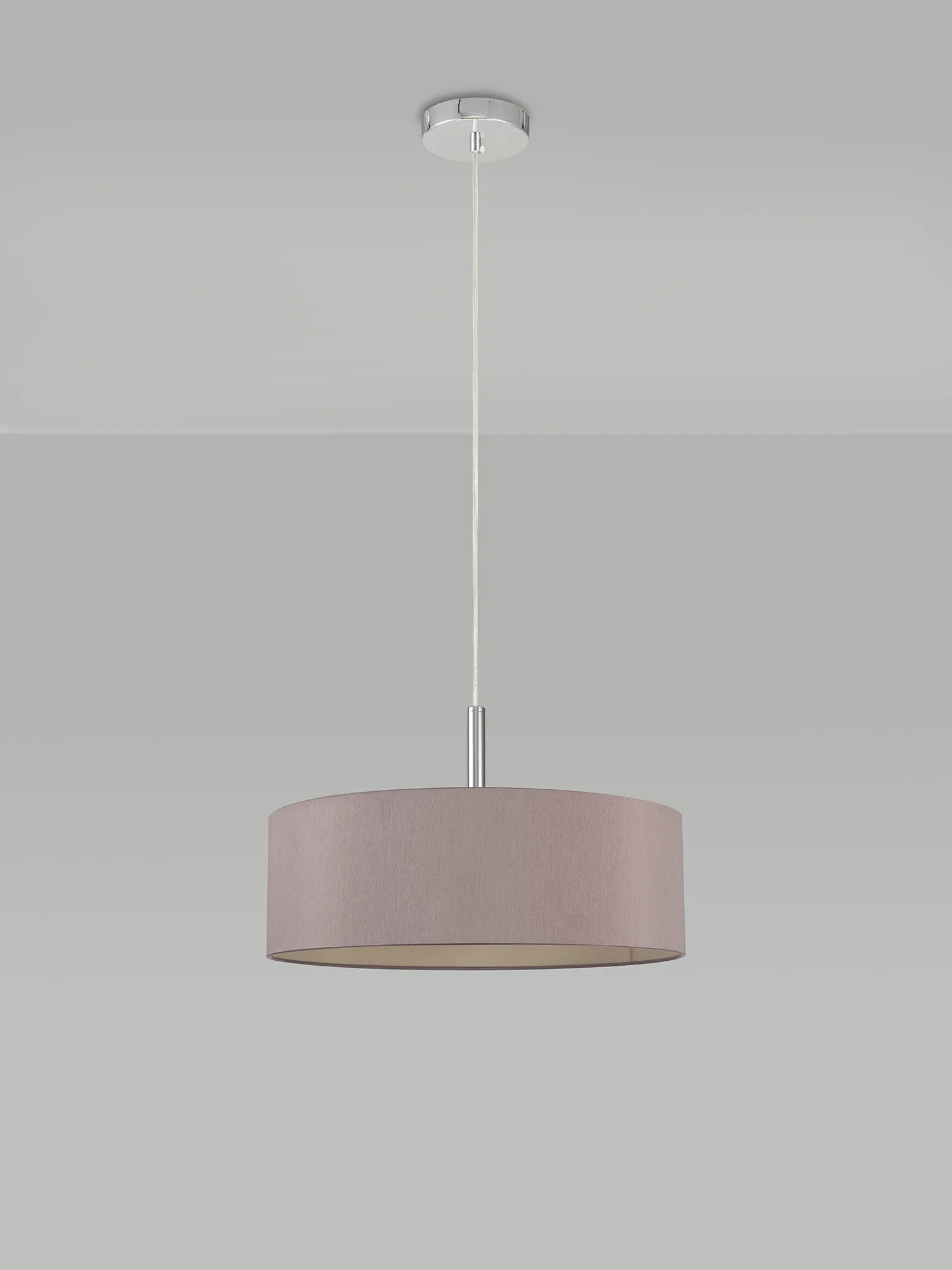 Baymont 45cm 5 Light Pendant Polished Chrome, Taupe/Halo Gold DK0730  Deco Baymont CH TA